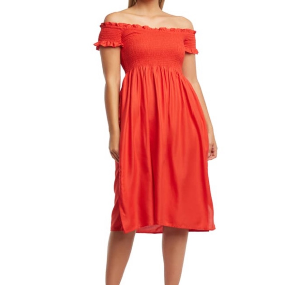 Bardot Cindy Off-the-Shoulder Dress
